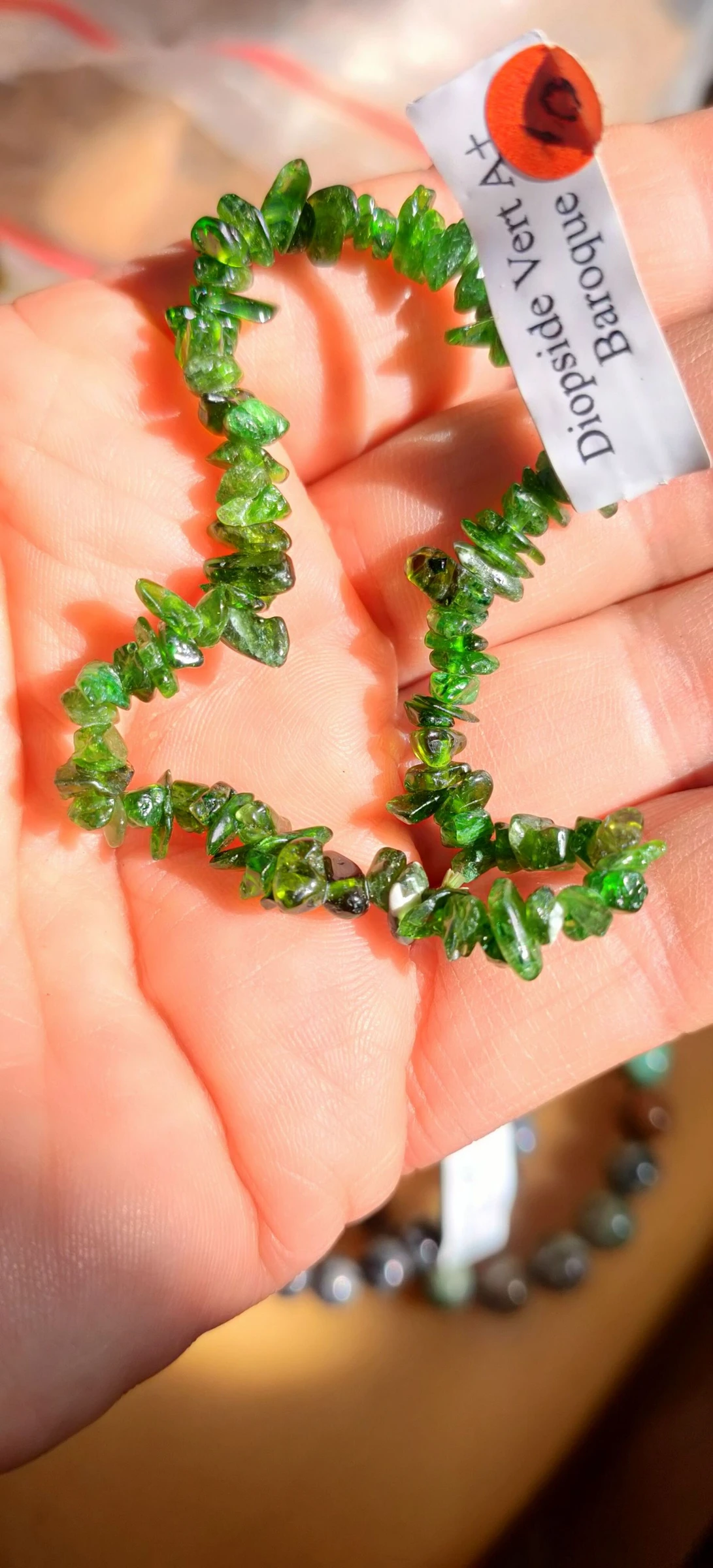Un bracelet en dioxyde vert A+